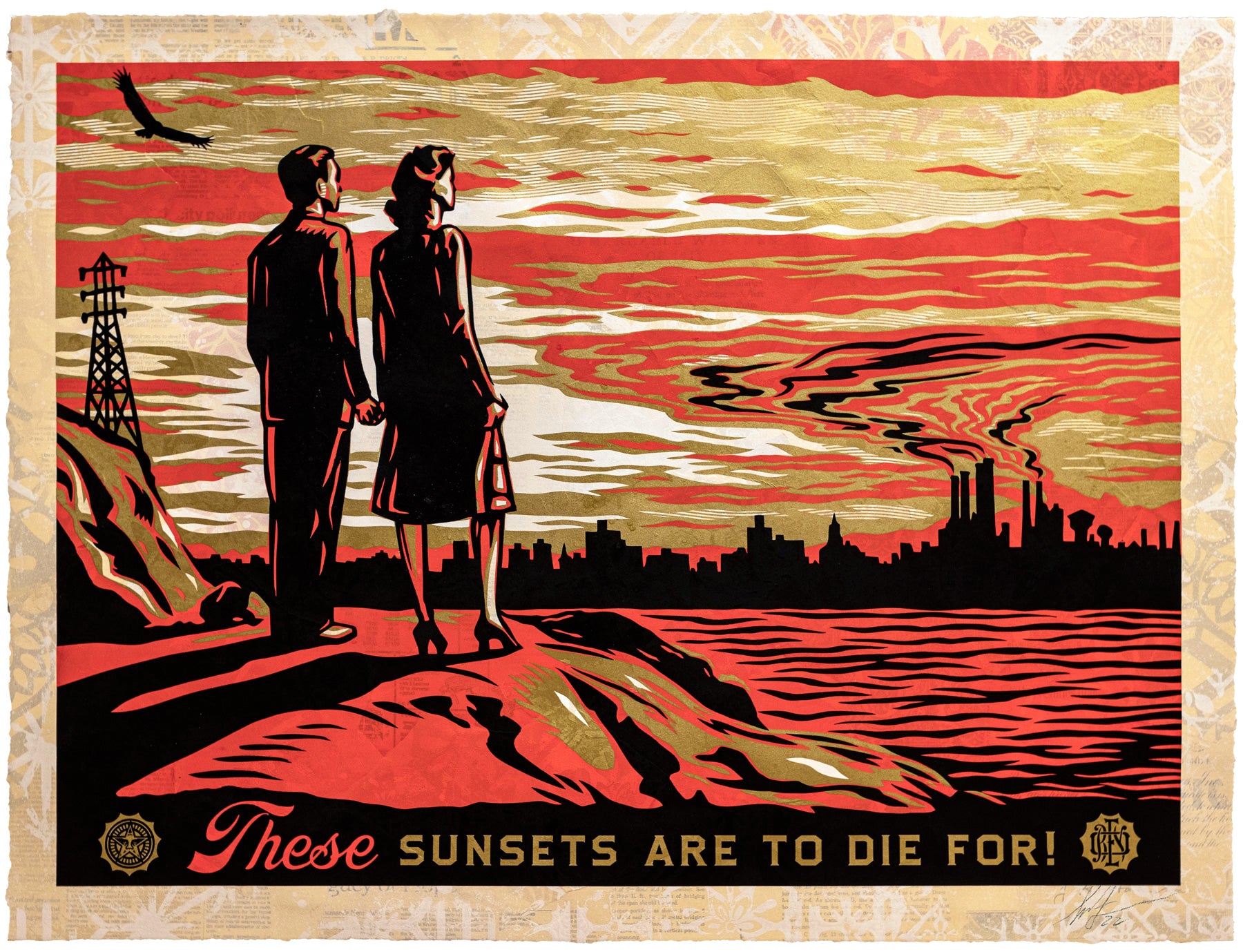 Shepard Fairey - These Sunsets Are To Die For! (HPM)